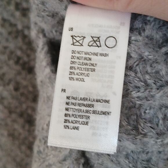 Amuse Society gray bell sleeve open knit sweater - Picture 6 of 6